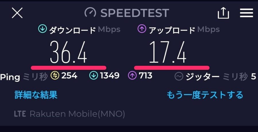 Speed test image