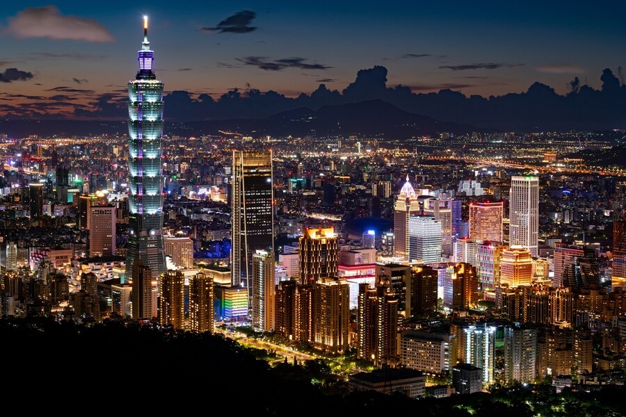台湾夜景画像