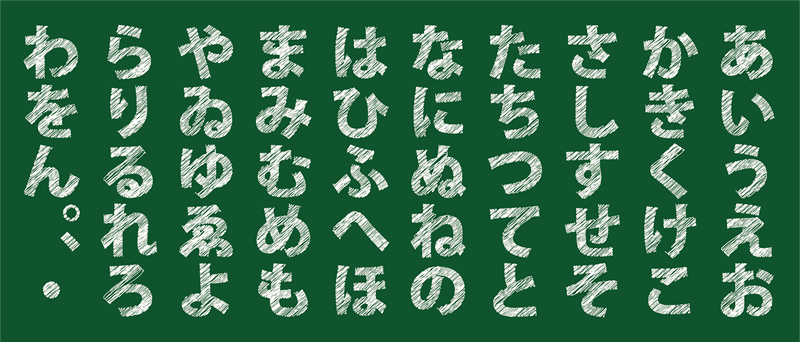 文字テキストの見え方調整イメージ