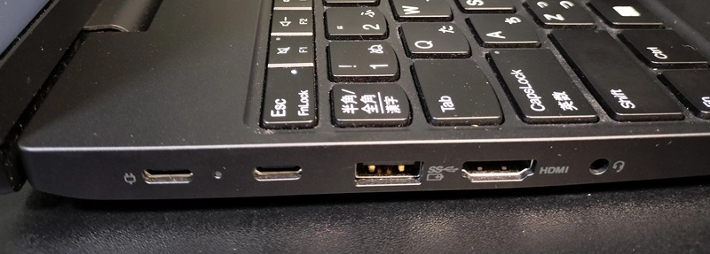 ThinkPad Eシリーズ左側面